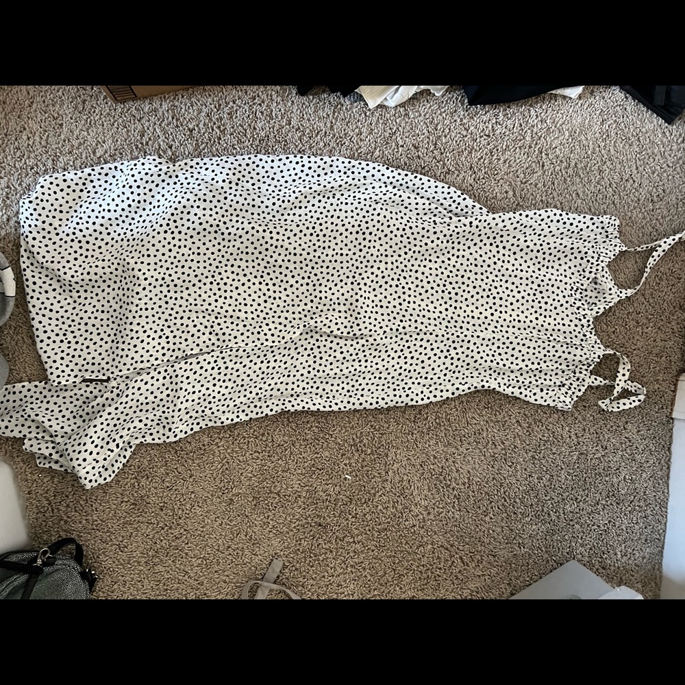 Zara polka dot dress